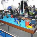 Ocean Rover Photo Setup on Dive Deck