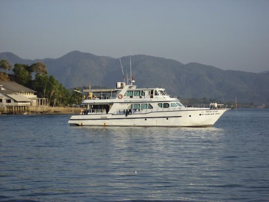 MV Jazz moored at Kawthaung. Burma