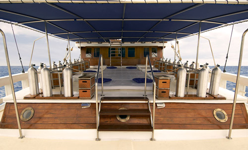 S/Y Siren Dive Deck